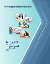 2018 Annual Report Table of Contents