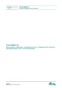 ATTACHMENT 8N Works Approval Application – Desktop Assessment – Supporting Flora and Fauna Information (Golder, 2017) (1777197-020-R-Rev0)