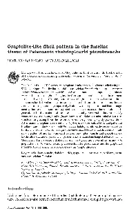 Graptolite-Like Fibril Pattern in the Fusellar Tissue of Palaeozoic Rhabdopleurid Pterobranchs