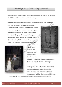 The Plough and the Stars – Act 3 - Summary
