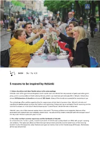 5 Reasons to Be Inspired by Helsinki