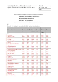 Contract Specifications for Futures Contracts and Eurex14e Options Contracts at Eurex Deutschland and Eurex Zürich As of 18.01.2016 Page 1