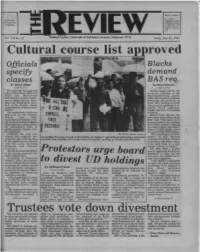 Cultural Course List Roved Officiclls Blacks Sp·Ecify Demand Classes BAS Req