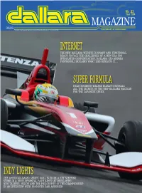 Internet Super Formula Indy Lights