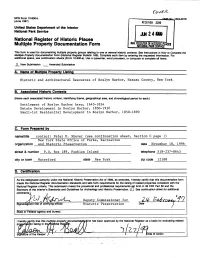 National Register of Historic Places Multiple Property Documentation Form NAT.RE(
