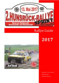 Rallye Guide