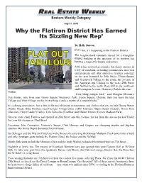 Why the Flatiron District Has Earned Its Sizzling New Rep'