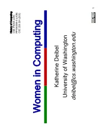 Women in Computing