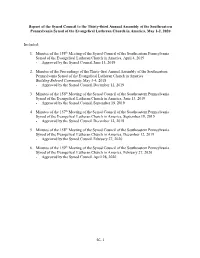06-Section SC-Report of Synod Council 2020