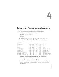 Answers to Even-Numbered Exercises