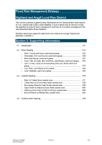 Flood Risk Management Strategy Highland and Argyll Local Plan