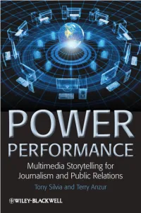 Multimedia Storytelling for Journalism and Public Relations