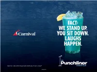 Punchliner Bar Menu