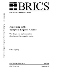 Reasoning in the Temporal Logic of Actions Basic Research in Computer Science