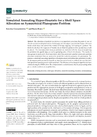 Simulated Annealing Hyper-Heuristic for a Shelf Space Allocation on Symmetrical Planograms Problem