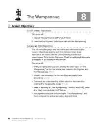 The Wampanoag