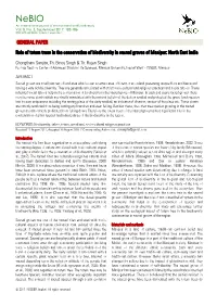 GENERAL PAPER Role of Totem Trees in the Conservation Of