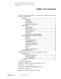 Table of Contents