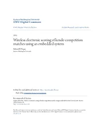 Wireless Electronic Scoring of Kendo Competition Matches Using an Embedded System Edward B