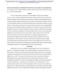 Brassica Rapa Domestication: Untangling Wild and Feral Forms and Convergence of Crop Morphotypes Alex C