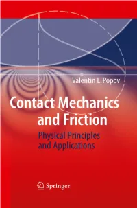 Contact Mechanics and Friction
