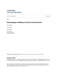 Deep Imaging of Eridanus II and Its Lone Star Cluster