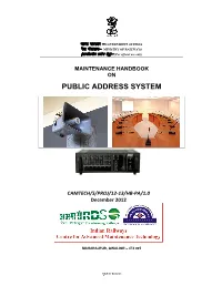 Public Address System