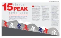15 Steps to Peak Performance