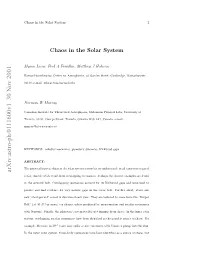 Chaos in the Solar System Are Caused by Overlapping Resonances