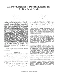 Linking Email Bombs