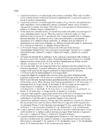 MSS 1. a Patient Presented to a Traumatologist with a Trauma Of