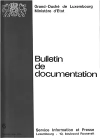 Bulletin De Documentation