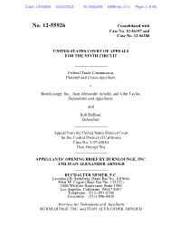 No. 12-55926 Consolidated with Case No