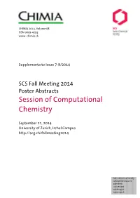 Session of Computational Chemistry