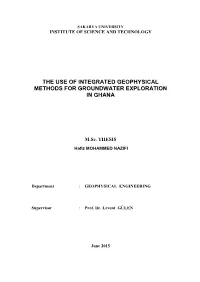 The Use of Integrated Geophysical Methods for Groundwater Exploration in Ghana