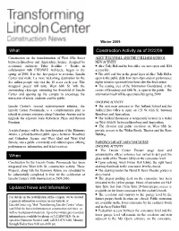 What When Updated News and Information Construction Activity As