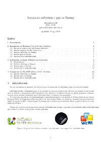 Instalación Wxpython Y Pyo En Thonny