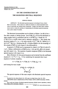 On the Construction of the Bockstein Spectral Sequence