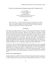The Eleven–Pointed Star Polygon Design of the Topkapı Scroll