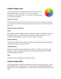 Graphic Design Tools Graphic Design Skills