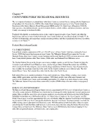Chapter ** COUNTY-WIDE PUBLIC RECREATIONAL RESOURCES