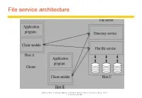 Distributed File Systems