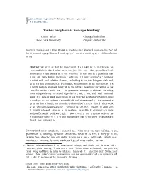 Donkey Anaphora Is In-Scope Binding∗