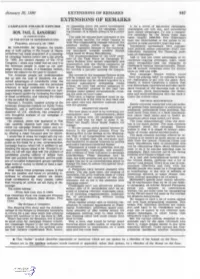 EXTENSIONS of REMARKS 847 EXTENSIONS of REMARKS CAMPAIGN FINANCE REFORM Er-Especially Given the Active Involvement 3