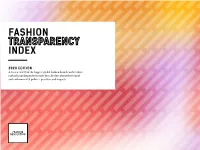 Fashion Transparency Index