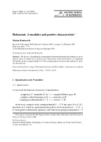 Holonomic D-Modules and Positive Characteristic