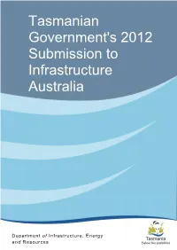 Tasmanian Government's 2012 Submission to Infrastructure Australia