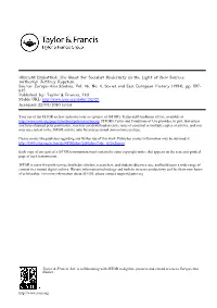 Ulbricht Embattled: the Quest for Socialist Modernity in the Light of New Sources Author(S): Jeffrey Kopstein Source: Europe-Asia Studies, Vol