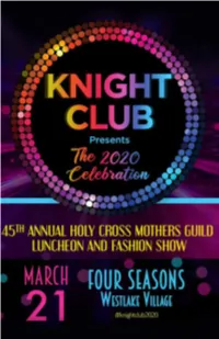2020 HCMG Fashion Show Program