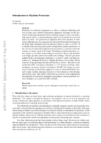 Introduction to Machine Protection
